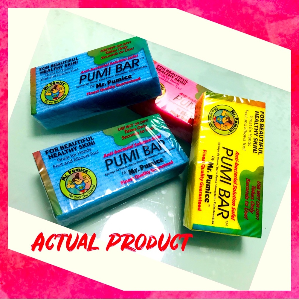 Set of 4 PUMI BARS By Mr. Pumice